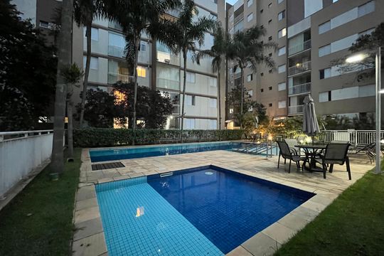 Área comum - Piscina de apartamento para alugar com 1 quarto, 64m² em Nossa Senhora do O, São Paulo