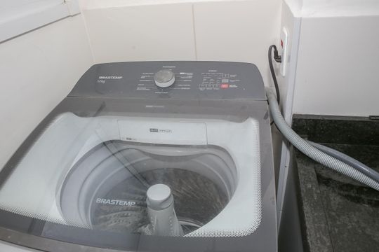 Área de serviço de apartamento para alugar com 2 quartos, 40m² em Barra Funda, São Paulo
