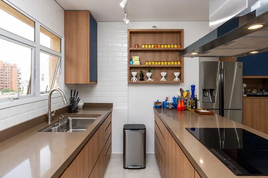 Cozinha de apartamento à venda com 4 quartos, 277m² em Parque Bairro Morumbi, São Paulo