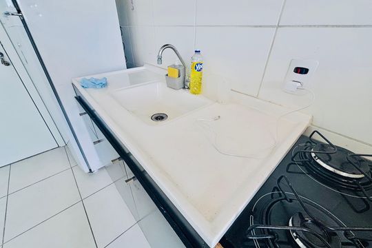 Cozinha de apartamento para alugar com 2 quartos, 32m² em Itaquera, São Paulo