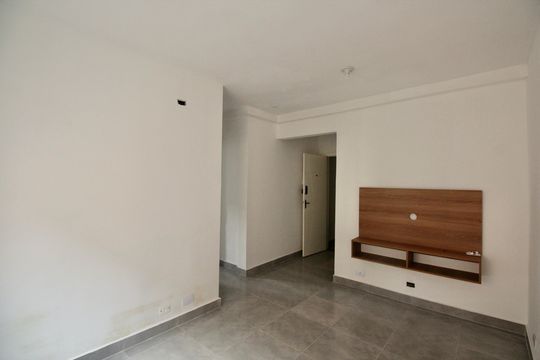 Sala de apartamento para alugar com 1 quarto, 52m² em Vila Belmiro, Santos