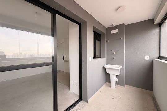Área de serviço de apartamento à venda com 2 quartos, 44m² em Campestre, Santo André