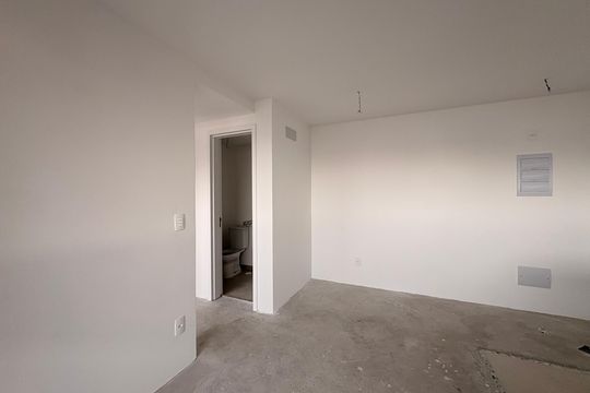 Sala de apartamento à venda com 2 quartos, 44m² em Campestre, Santo André