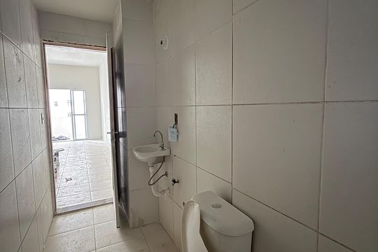 Banheiro de kitnet/studio à venda com 1 quarto, 34m² em Campos Elíseos, São Paulo