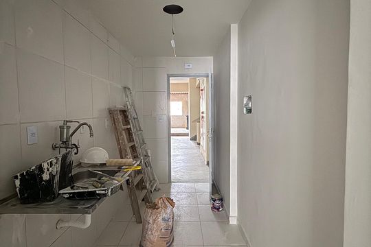 Cozinha de kitnet/studio à venda com 1 quarto, 34m² em Campos Elíseos, São Paulo