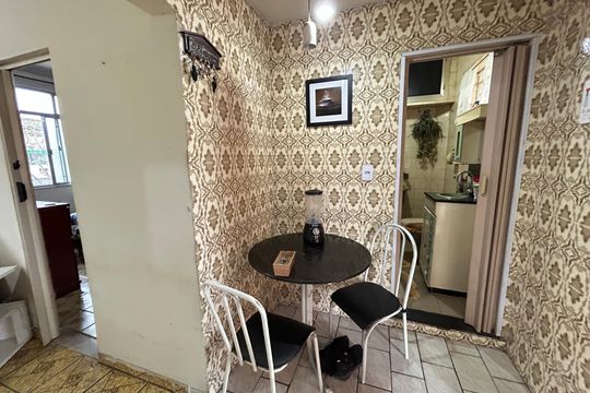Cozinha de apartamento à venda com 1 quarto, 50m² em Realengo, Rio de Janeiro