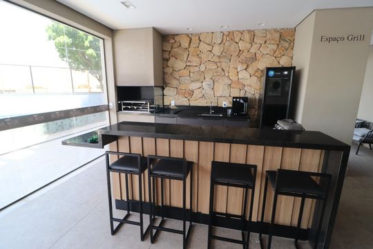 Área comum de apartamento para alugar com 3 quartos, 117m² em Santa Mônica, Uberlândia