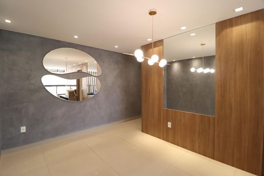 Sala de apartamento para alugar com 3 quartos, 117m² em Santa Mônica, Uberlândia