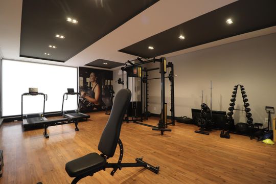 Área comum - Academia de apartamento para alugar com 3 quartos, 117m² em Santa Mônica, Uberlândia