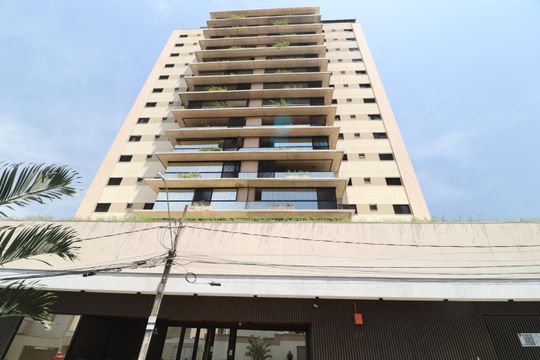 Fachada de apartamento para alugar com 3 quartos, 117m² em Santa Mônica, Uberlândia