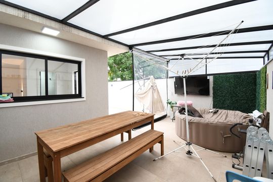 Área gourmet de casa para alugar com 3 quartos, 144m² em Bacacheri, Curitiba