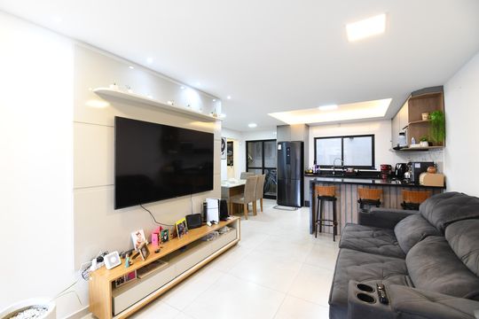 Sala de casa para alugar com 3 quartos, 144m² em Bacacheri, Curitiba
