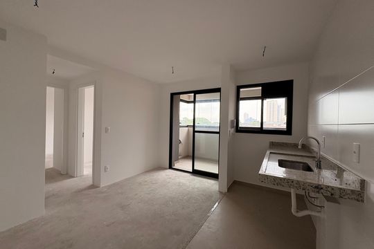 Sala de apartamento à venda com 2 quartos, 44m² em Campestre, Santo André