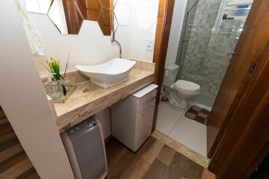 BANHEIRO SOCIAL de casa à venda com 2 quartos, 126m² em Vila Costa E Silva, Campinas