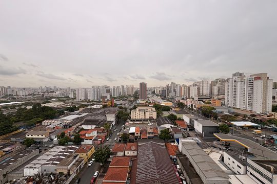 Vista  de apartamento à venda com 2 quartos, 44m² em Campestre, Santo André