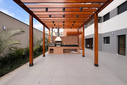 Área comum - Churrasqueira de apartamento à venda com 2 quartos, 44m² em Campestre, Santo André