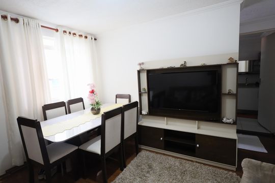 Sala de apartamento à venda com 2 quartos, 45m² em Padroeira, Osasco