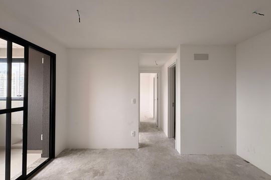 Sala de apartamento à venda com 2 quartos, 44m² em Campestre, Santo André
