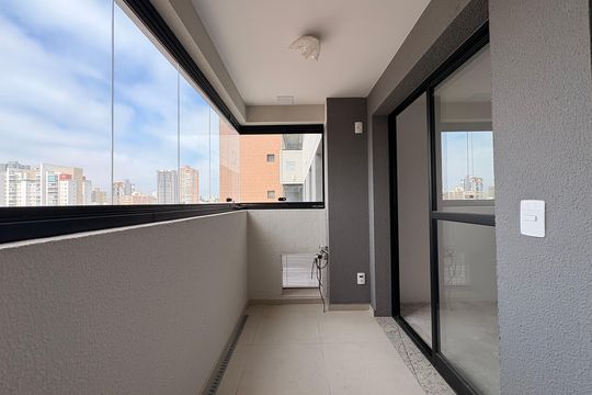 Varanda de apartamento à venda com 2 quartos, 44m² em Campestre, Santo André