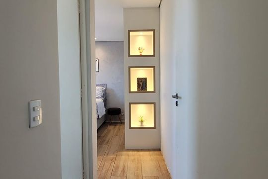 Corredor de apartamento à venda com 2 quartos, 53m² em Ortizes, Valinhos