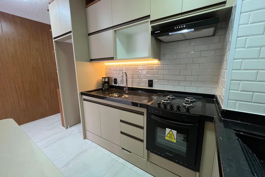 Cozinha de apartamento para alugar com 2 quartos, 35m² em Vila Pirituba, São Paulo