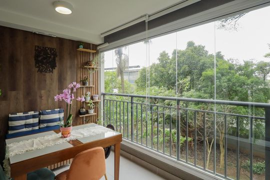Varanda de apartamento à venda com 3 quartos, 83m² em Santo Amaro, São Paulo