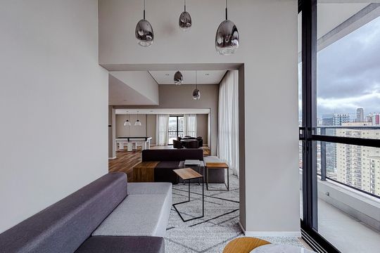 Área comum de kitnet/studio para alugar com 1 quarto, 35m² em Tatuapé, São Paulo