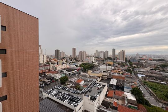 Vista da suíte de apartamento à venda com 2 quartos, 44m² em Campestre, Santo André