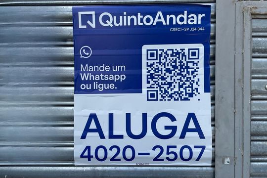 Plaquinha Código EORM-232 de apartamento para alugar com 2 quartos, 35m² em Jardim Boa Vista (zona Oeste), São Paulo