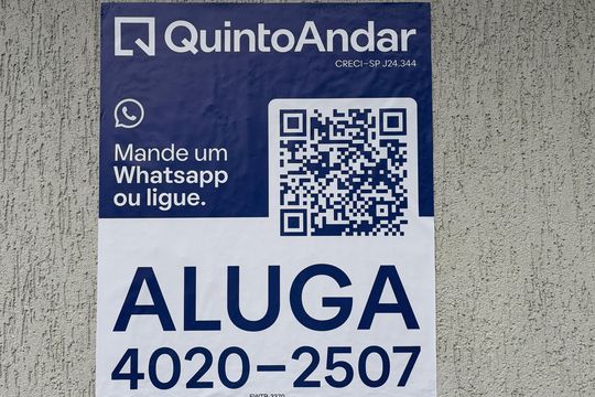 Placa de apartamento para alugar com 2 quartos, 42m² em Água Rasa, São Paulo