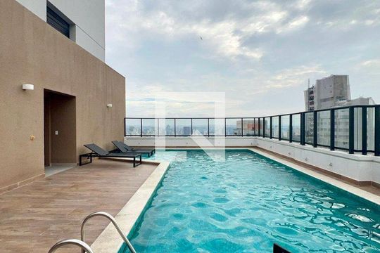 Área comum - Piscina de apartamento à venda com 1 quarto, 29m² em Pinheiros, São Paulo
