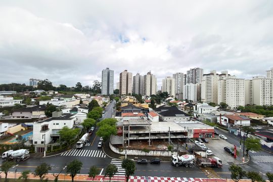 Sala/Quarto Vista de apartamento para alugar com 1 quarto, 36m² em Jardim Maria Adelaide, São Bernardo do Campo