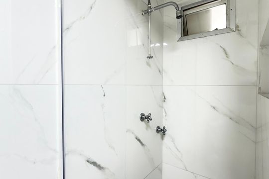 Banheiro Social de apartamento para alugar com 1 quarto, 36m² em Jardim Maria Adelaide, São Bernardo do Campo