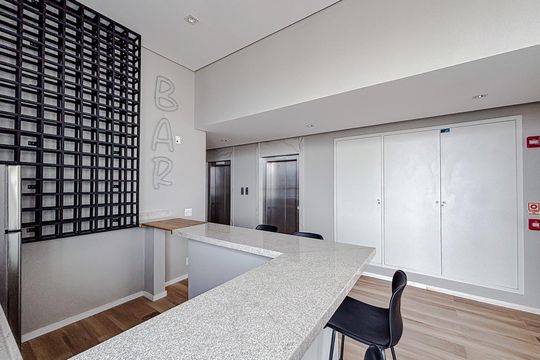Área comum de kitnet/studio para alugar com 1 quarto, 35m² em Tatuapé, São Paulo