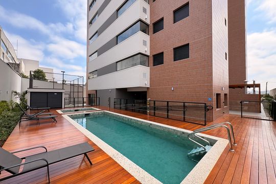 Área comum - Piscina de apartamento à venda com 2 quartos, 44m² em Campestre, Santo André