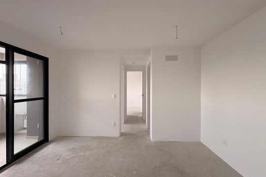 Sala de apartamento à venda com 2 quartos, 44m² em Campestre, Santo André