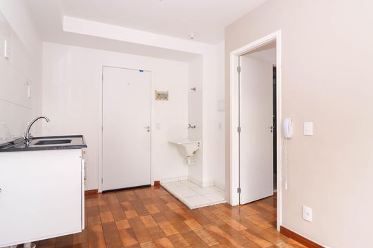 Sala/Cozinha de apartamento para alugar com 1 quarto, 24m² em Paraiso Morumbi, São Paulo