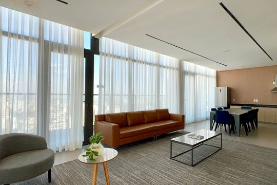 Área comum de kitnet/studio para alugar com 1 quarto, 26m² em Pinheiros, São Paulo