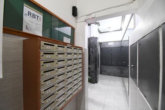 Área comum de kitnet/studio para alugar com 1 quarto, 26m² em Mercês, Curitiba