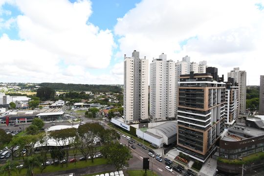Vista do Studio de kitnet/studio para alugar com 1 quarto, 26m² em Mercês, Curitiba
