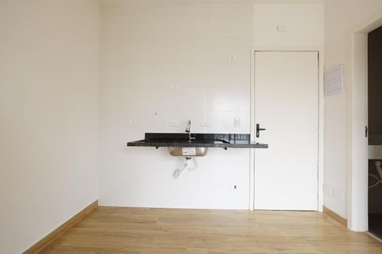 Cozinha de kitnet/studio para alugar com 1 quarto, 25m² em Vila Mariana, São Paulo
