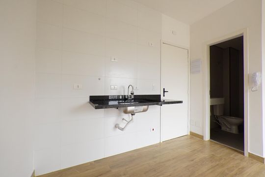 Cozinha de kitnet/studio para alugar com 1 quarto, 25m² em Vila Mariana, São Paulo