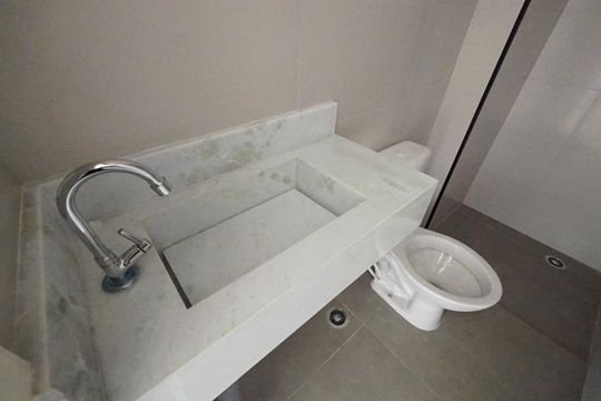 Banheiro de kitnet/studio para alugar com 1 quarto, 25m² em Vila Mariana, São Paulo
