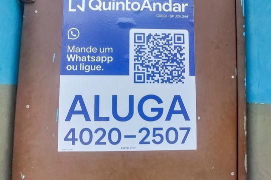 Placa de casa para alugar com 1 quarto, 70m² em Guarapiranga, São Paulo