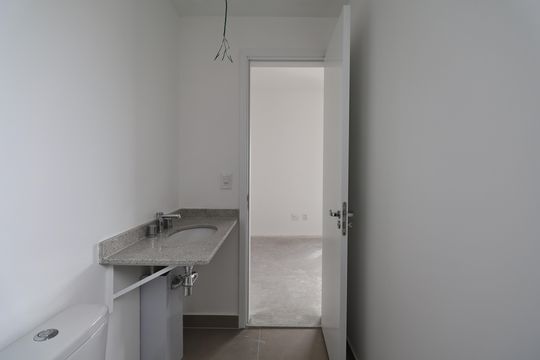 Banheiro da Suíte 2 de apartamento à venda com 2 quartos, 112m² em Jardim, Santo André