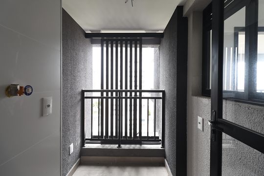 Sacada técnica  de apartamento à venda com 2 quartos, 112m² em Jardim, Santo André