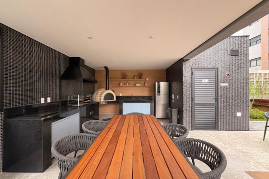 Área comum - Churrasqueira de apartamento à venda com 2 quartos, 112m² em Jardim, Santo André