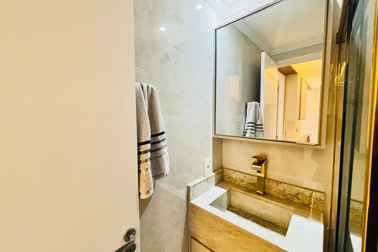 Banheiro de apartamento para alugar com 2 quartos, 36m² em Vila Guilhermina, São Paulo