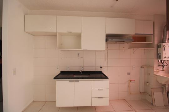 Área de serviço de apartamento para alugar com 2 quartos, 43m² em Curicica, Rio de Janeiro