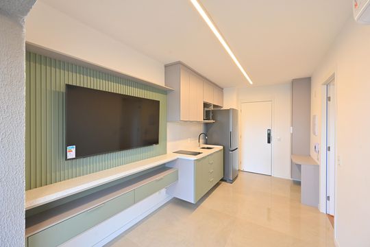 Sala de apartamento para alugar com 1 quarto, 29m² em Vila Clementino, São Paulo
